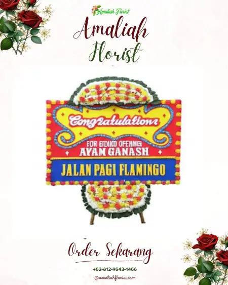 Sewa Papan Bunga Onyam